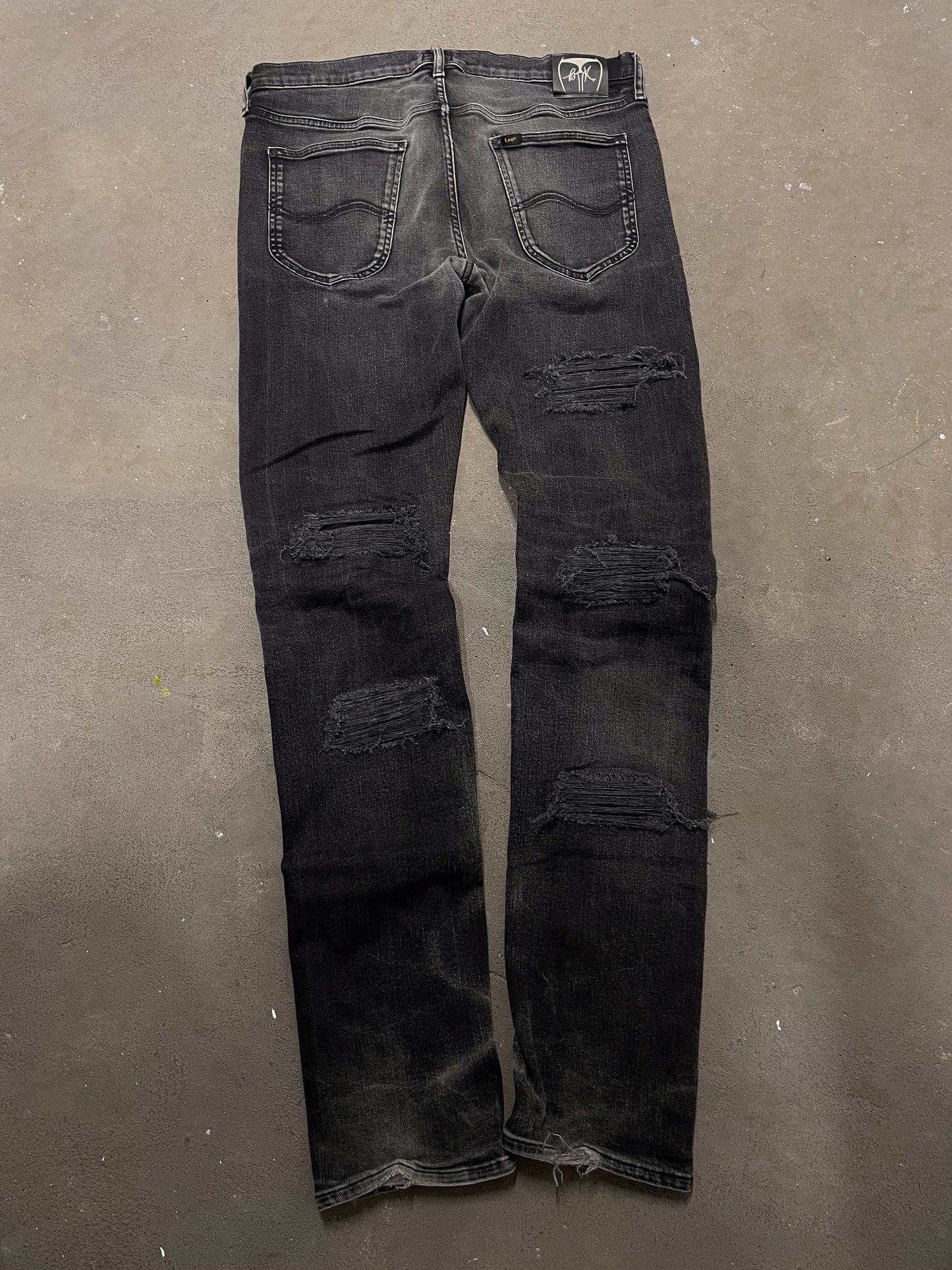 ugcbk distressed jeans slime