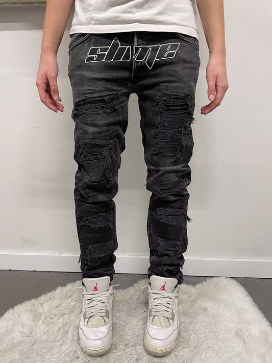 ugcbk distressed jeans slime