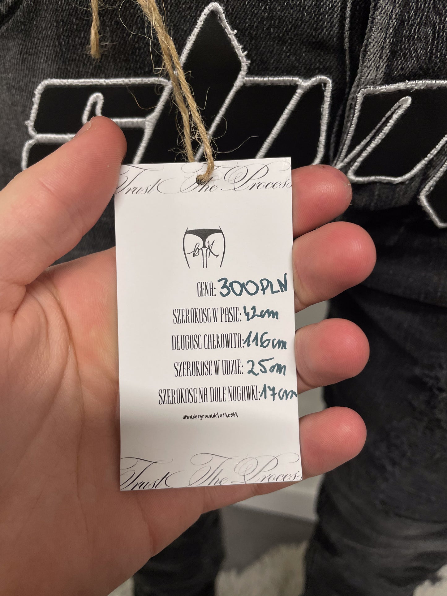 ugcbk distressed jeans slime